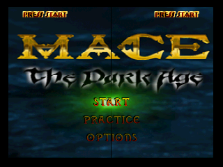 Mace - The Dark Age (Europe) Title Screen